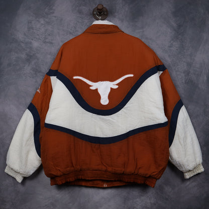 90s Burnt Orange Texas Longhorns Apex One Puffer Jacket 5915