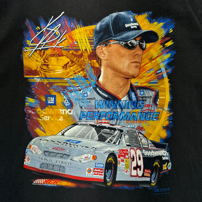 90s Black Tony Stewart Nascar Shirt 3861