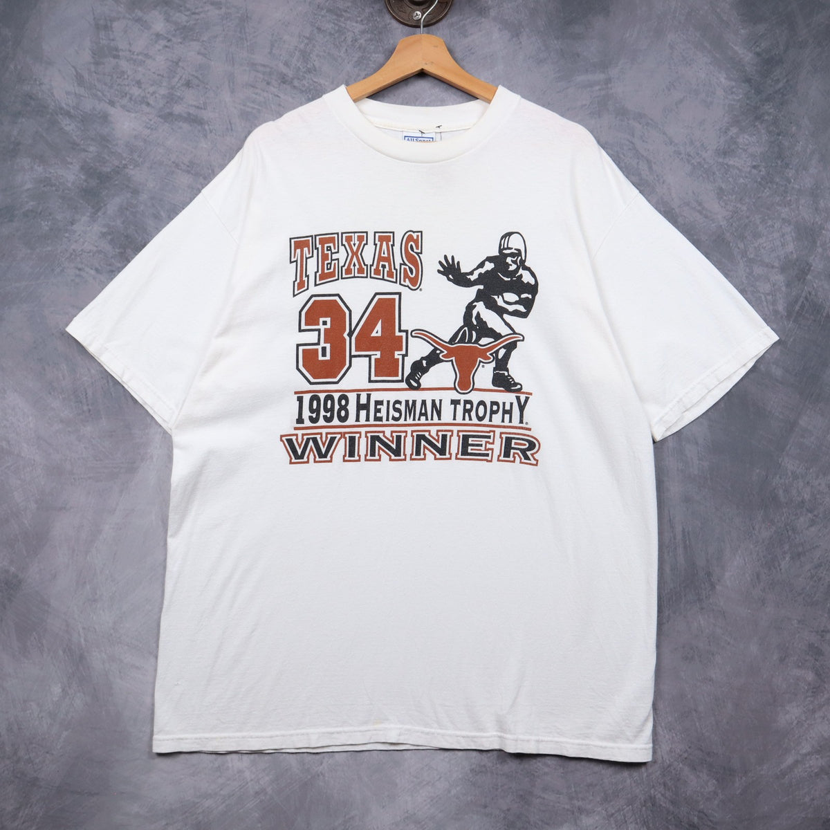 1998 White Texas Longhorns Heisman Trophy Winner Shirt 5811