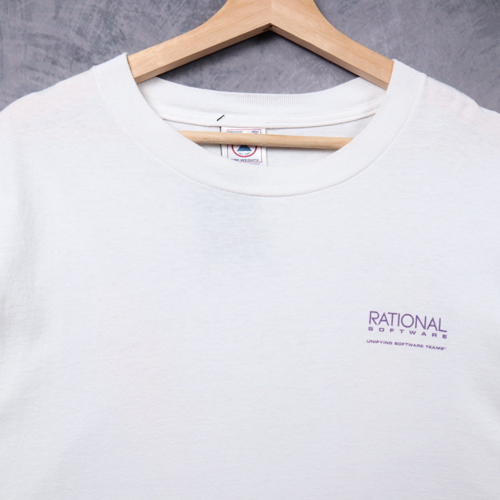 Late 90s White Rational Software Rational Suite Shirt 5391