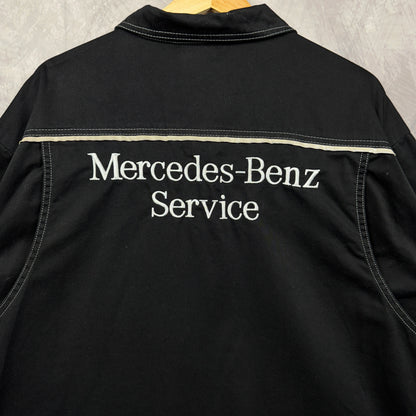 00s Black Mercedes Benz Service Jacket 4075