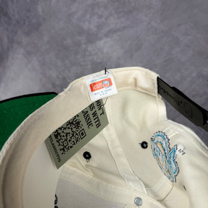 90s Cream Dallas Cowboys Super Bowl Back to Back Champions Snapback Hat 6849