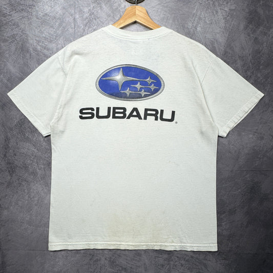 00s White Subaru Feel The Freedom Shirt 3929