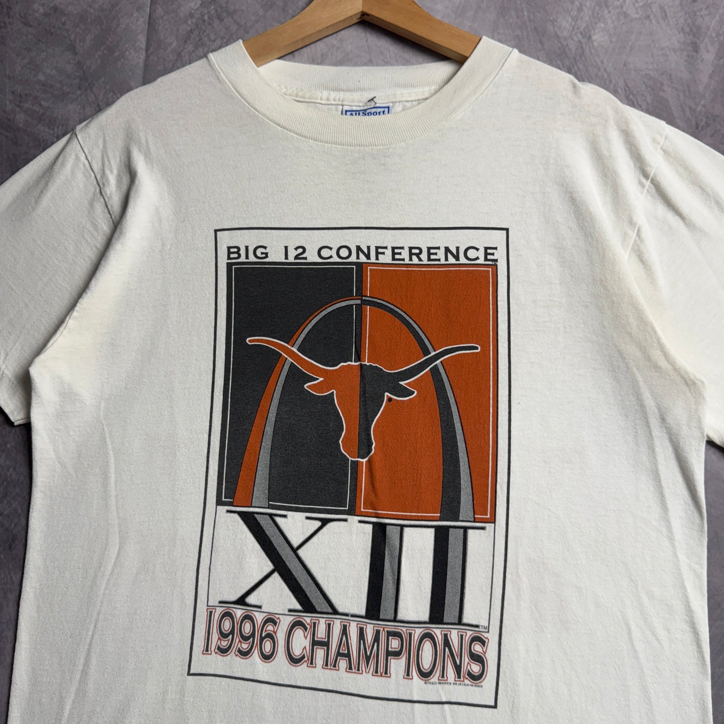 1996 White Texas Longhorns Big 12 Conference Champions Shirt 4603