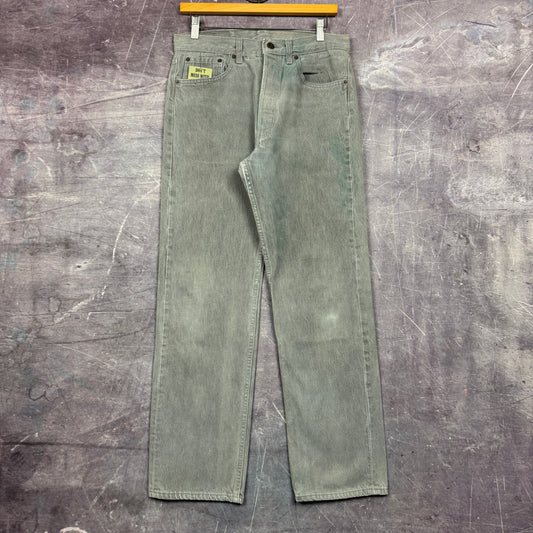 90s Gray Levi's 501 Denim Jeans 30x29.5 0817