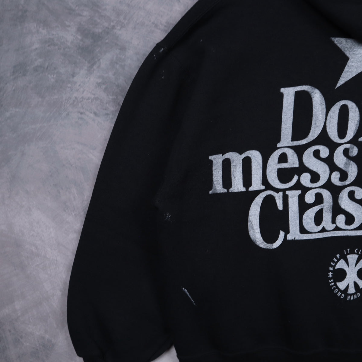 90s Black Texas Longhorns Don't Mess With Classic Hoodie 5669