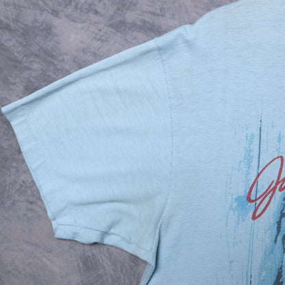 80s Light Blue Jay Boy Adams Atlantic Records Promo Shirt 5450