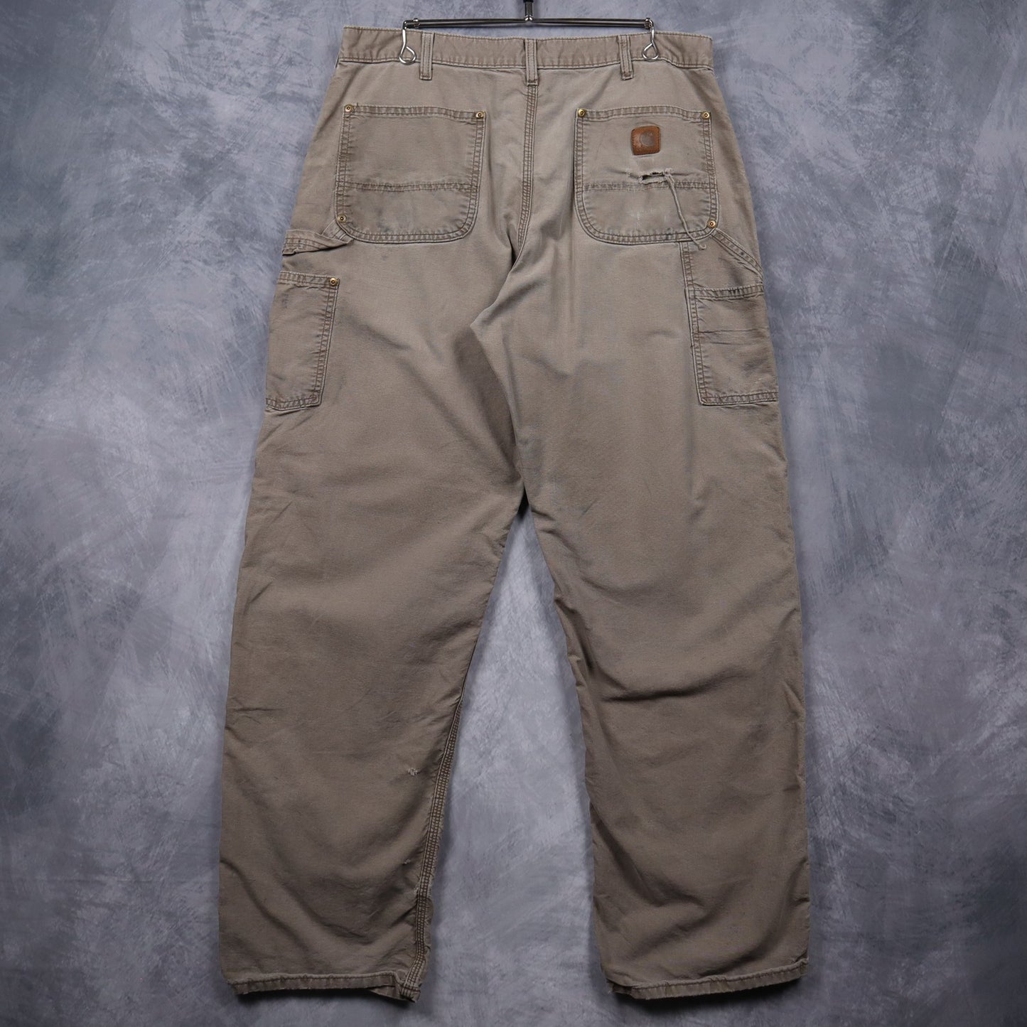 Y2K Tan Carhartt Original Dungaree Fit Double Knee Pants 5043