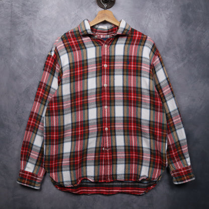 00s Red Plaid Polo Ralph Lauren Flannel Shirt 4705
