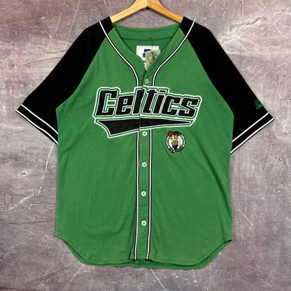 90s Green Boston Celtics Baseball Jersey 3351