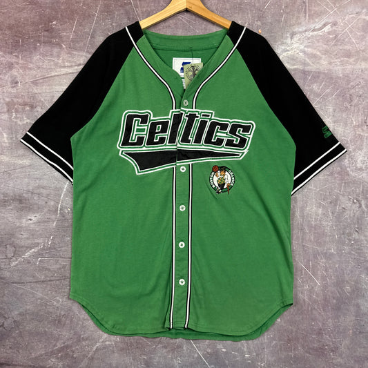 90s Green Boston Celtics Baseball Jersey 3351