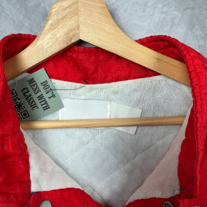 90s Red and Blue Houston Oilers Jacket 4276