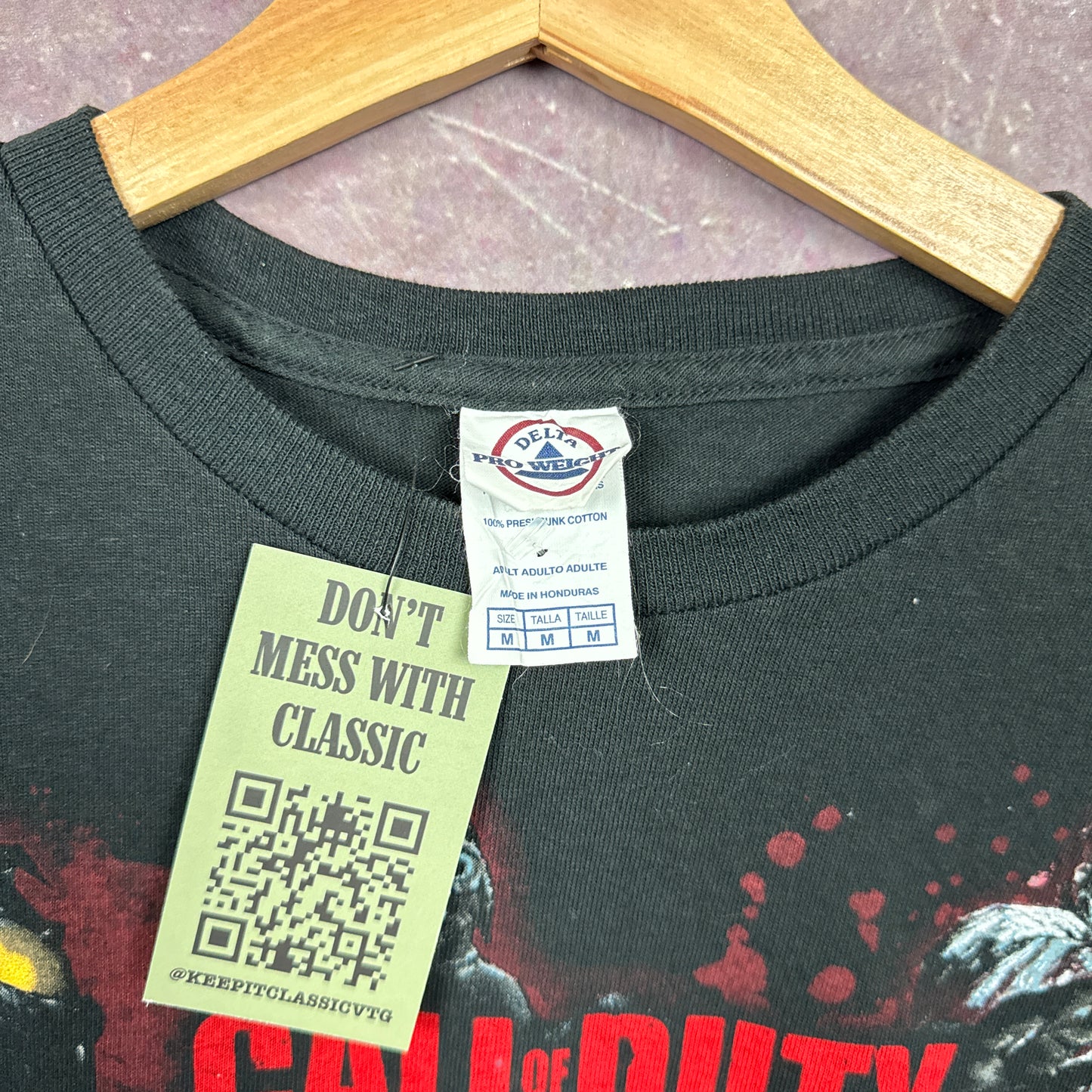 00s Black Call Of Duty Zombies Shirt 3410