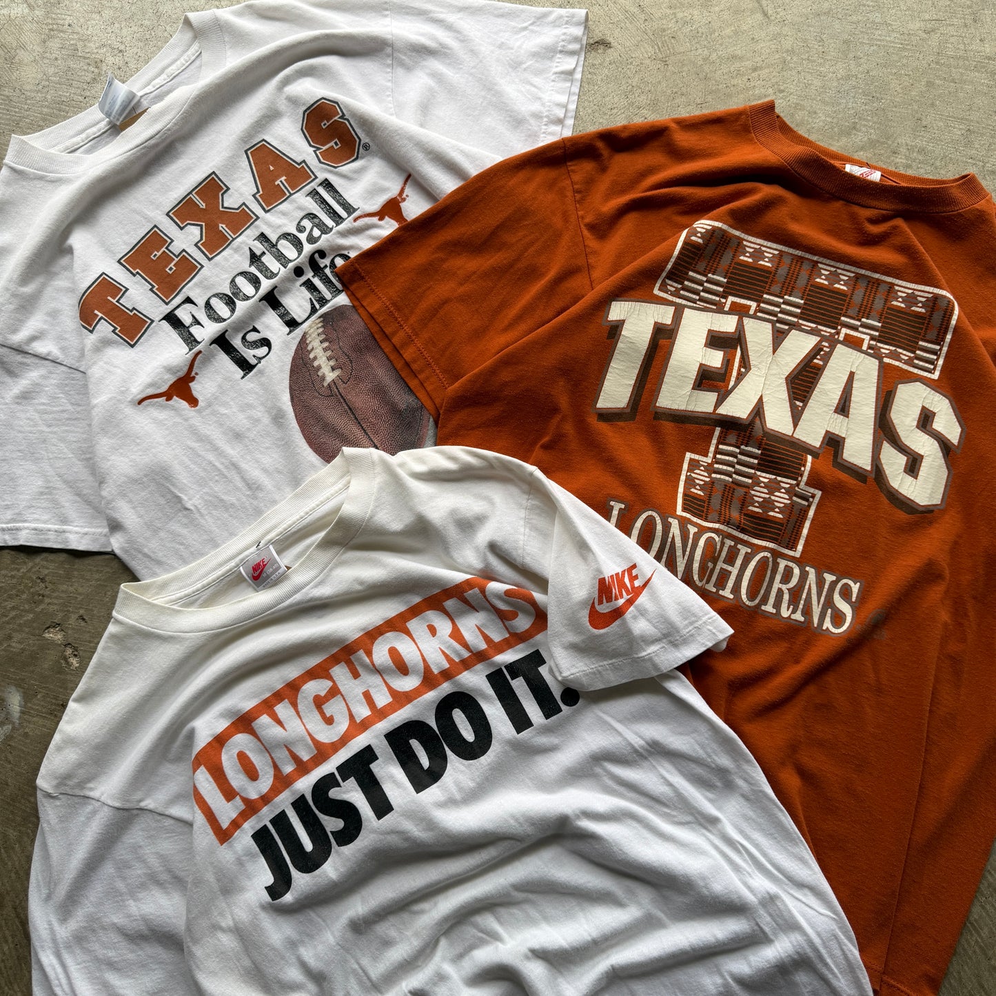 Vintage Texas Longhorns Shirt Mystery Bundle (3 Pieces)