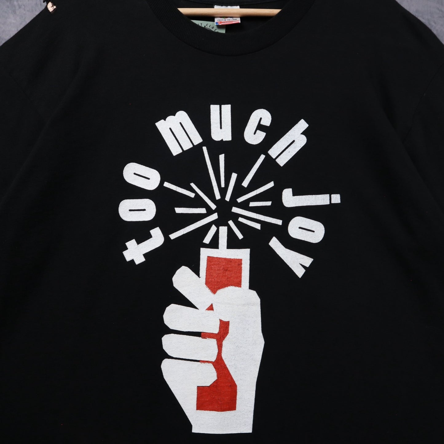 90s Black Too Much Joy Mutiny Shirt 5375