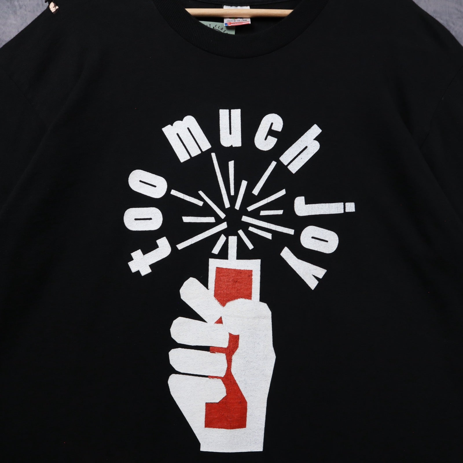 90s Black Too Much Joy Mutiny Shirt 5375