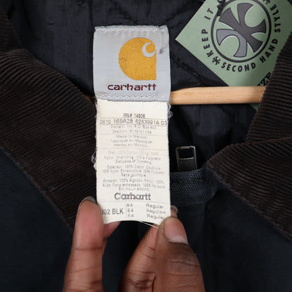 00s Faded Black Carhartt Cropped Arctic Jacket 4804