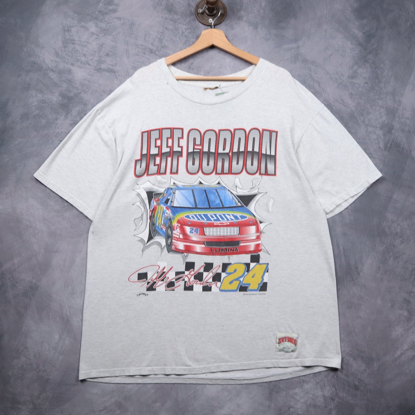 1993 Grey Jeff Gordon DuPont NASCAR Shirt 5479