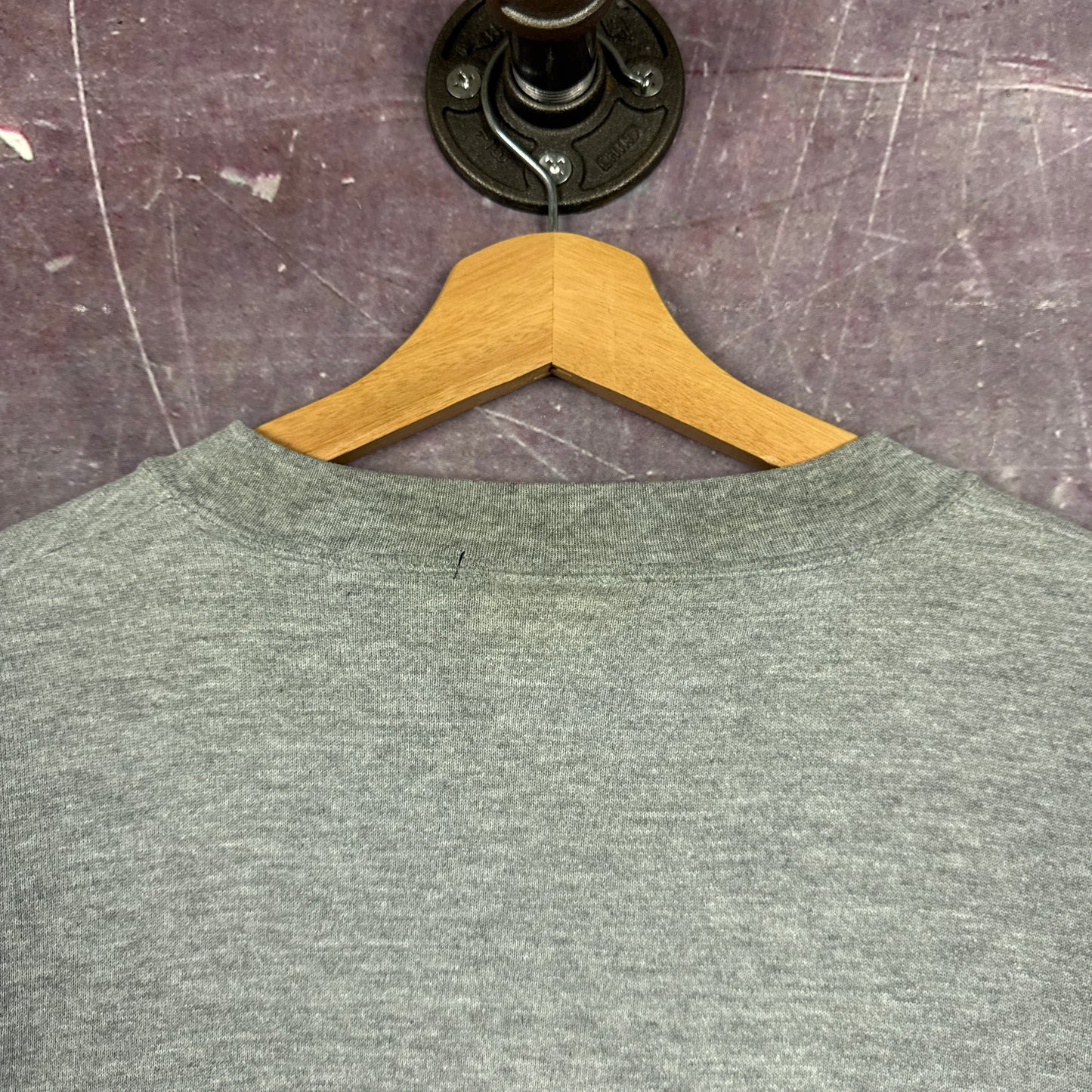 Early 00s Heather Grey New York Knicks Basketball Graphic Crewneck Sweatshirt XL 2994