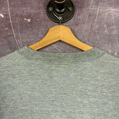 Early 00s Heather Grey New York Knicks Basketball Graphic Crewneck Sweatshirt XL 2994