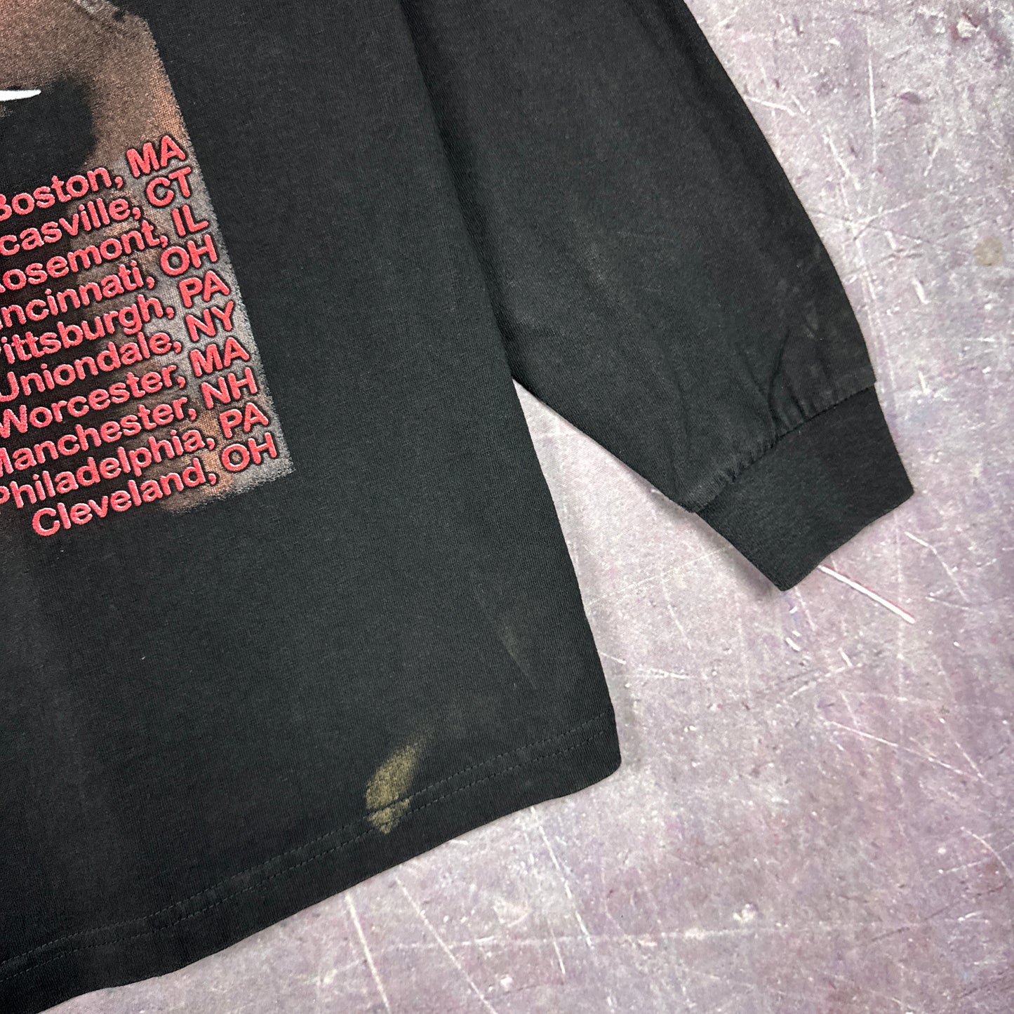 2007 Black Justin Timberlake P!nk Future Sex Love Show Tour Graphic Shirt M 2857