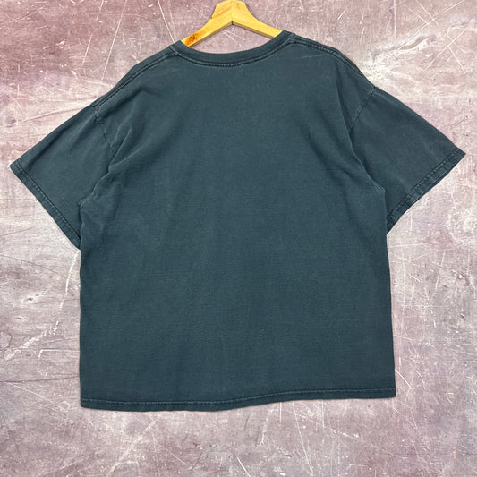 00s Black ECW Wrestling Shirt 3366