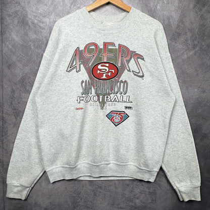 1994 Grey San Francisco 49ers Crewneck Sweatshirt 4105