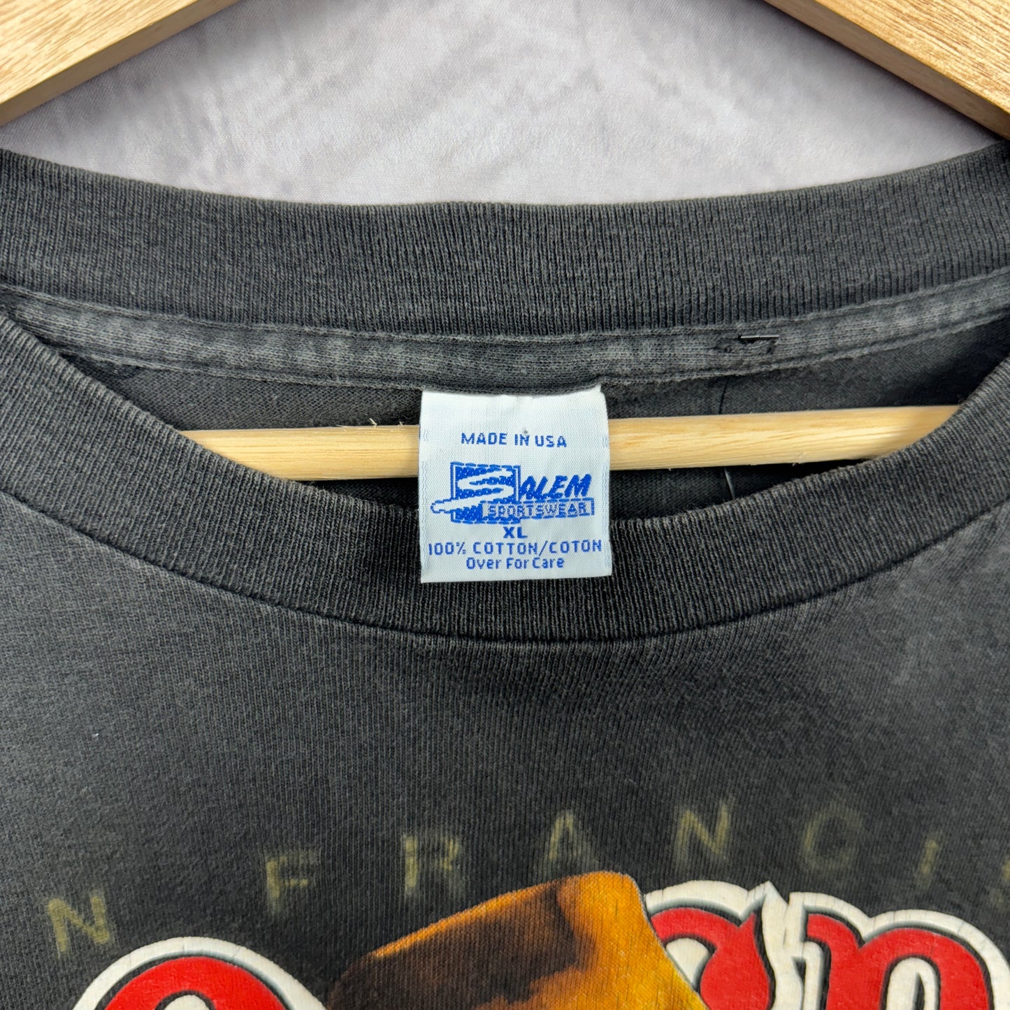 1992 Black San Francisco 49ers Shirt 4179