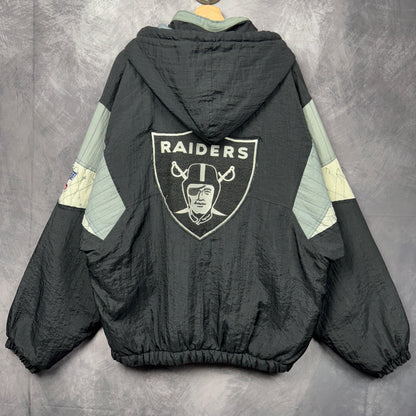 90s Black Los Angeles Raiders Jacket 4067