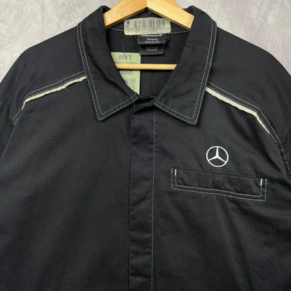 00s Black Mercedes Benz Service Jacket 4075