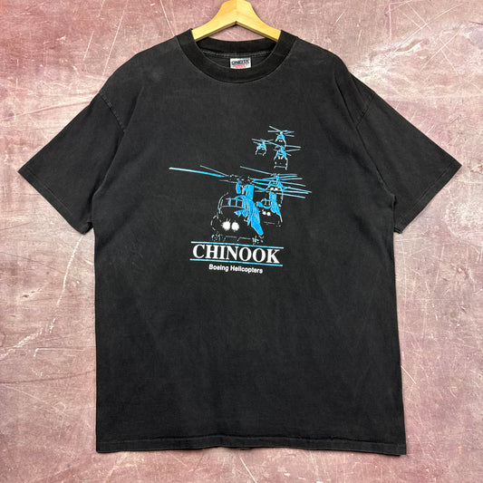 90s Chinook Boeing Helicopters Tee 3807