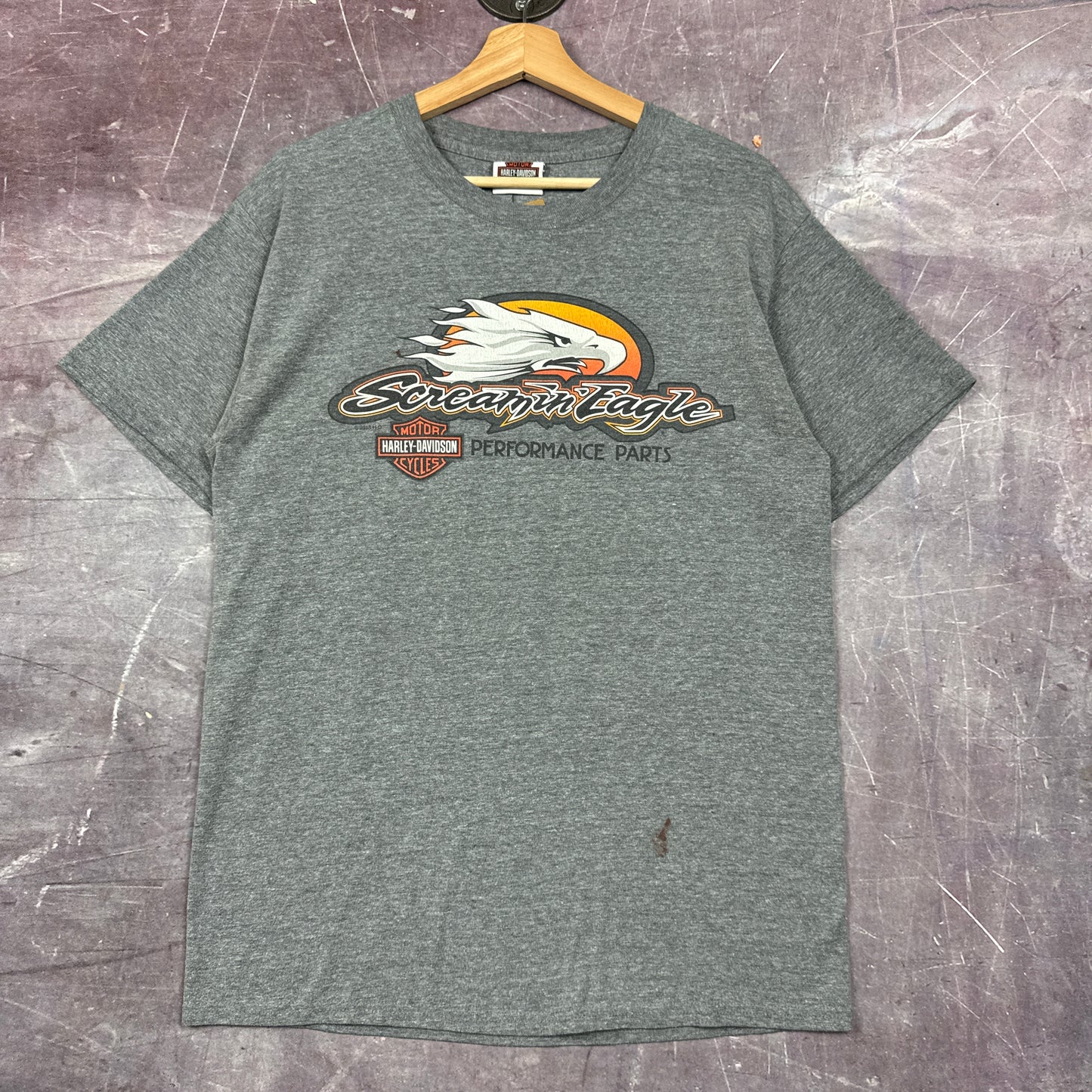 00s Grey Harley Davidson Shirt C33