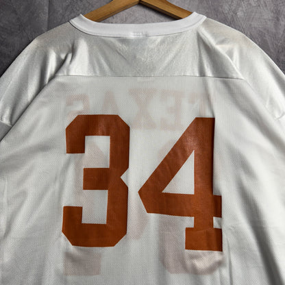 90s White Texas Longhorns Ricky Williams #34 Jersey 4609