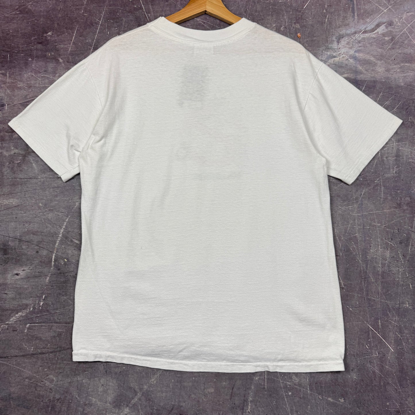 90s White Anti Trollbusters Graphic Shirt L 0884