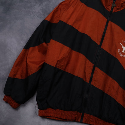 90s Burnt Orange Texas Longhorns Pro Player Windbreaker Jacket 5947