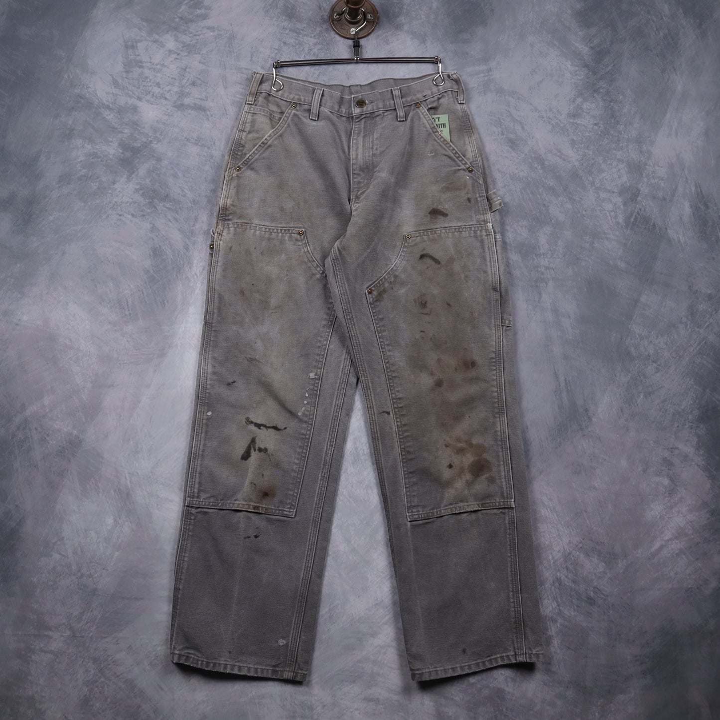 00s Grey Carhartt Double Knee Carpenter Work Pants 5060