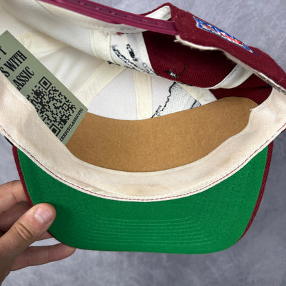 90s Washington Redskins Logo Athletic Splash Snapback Hat 6815