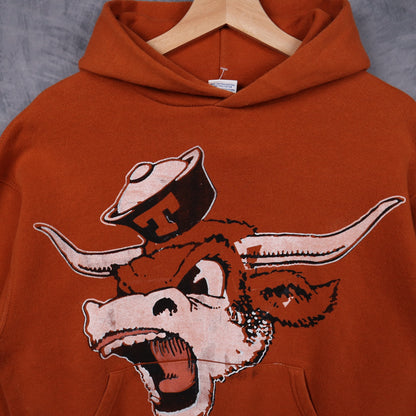 90s Burnt Orange Texas Longhorns Hoodie 5677