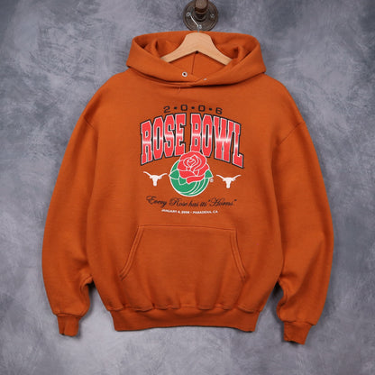 2006 Orange Texas Longhorns Rose Bowl Hoodie 5661