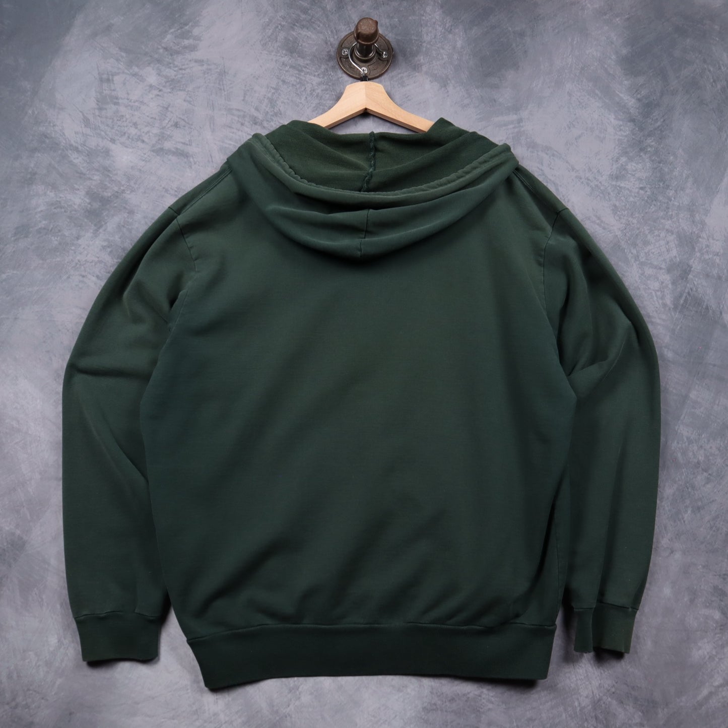 Early 2000s Dark Green Polo Ralph Lauren Zip Up Hoodie 4698