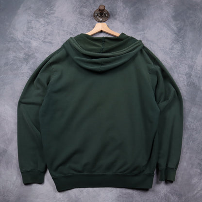 Early 2000s Dark Green Polo Ralph Lauren Zip Up Hoodie 4698