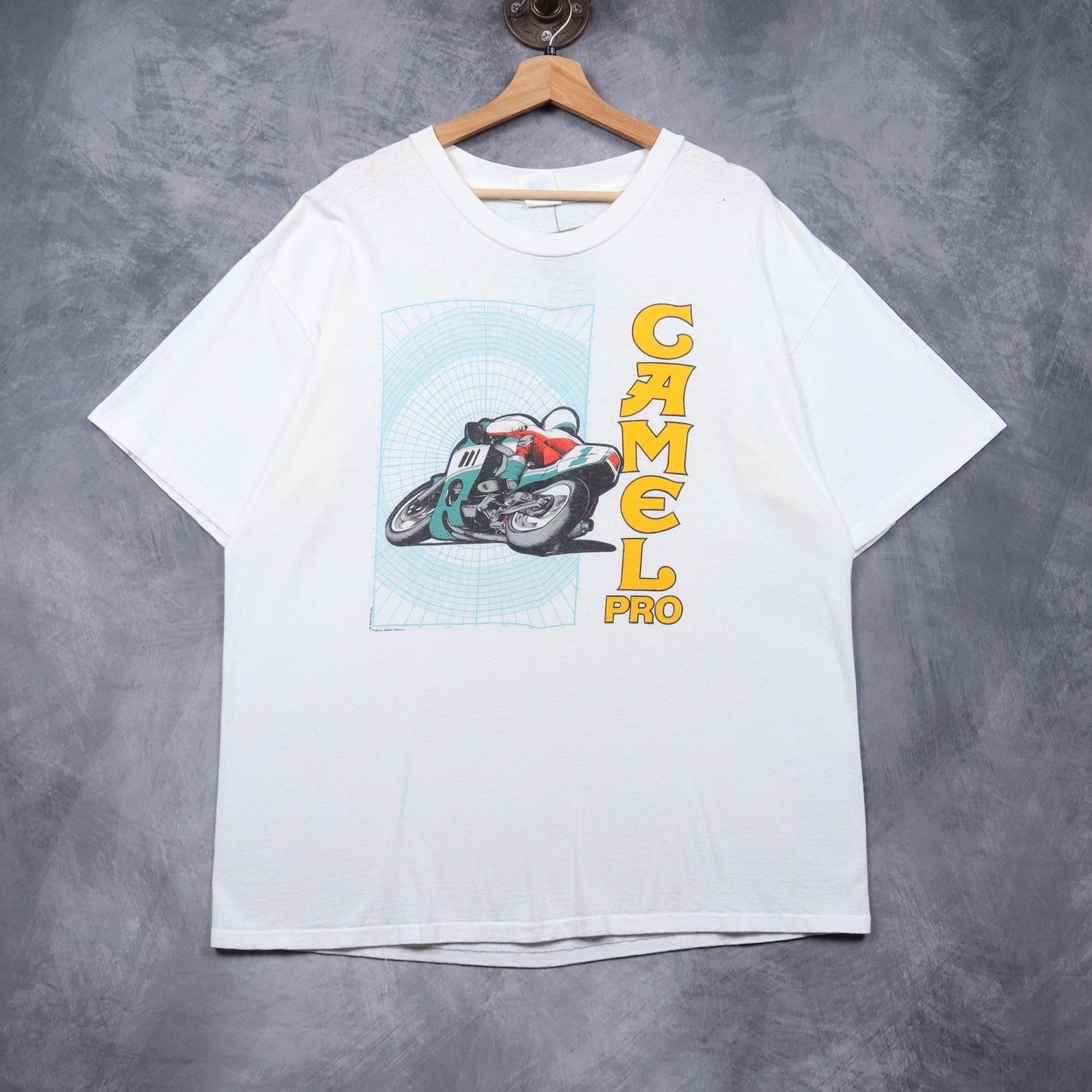 1988 White Camel Pro Motorcycle Racing Shirt 4983