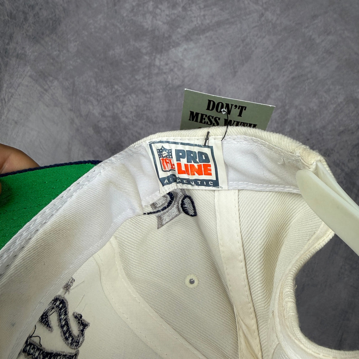 90s White Dallas Cowboys Sports Specialties Laser Snapback Hat 6858