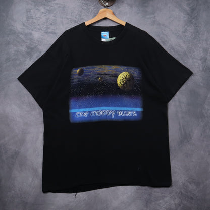 90s Black The Moody Blues Time Traveller Shirt 5368