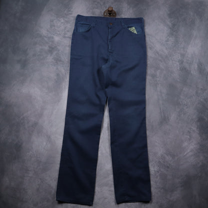 70s Navy Blue Dickies Boot Cut Work Pants 5262