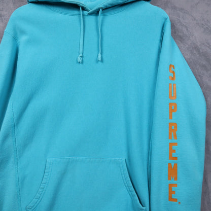 Supreme x Thrasher Boyfriend Skate Teal Hoodie 4826