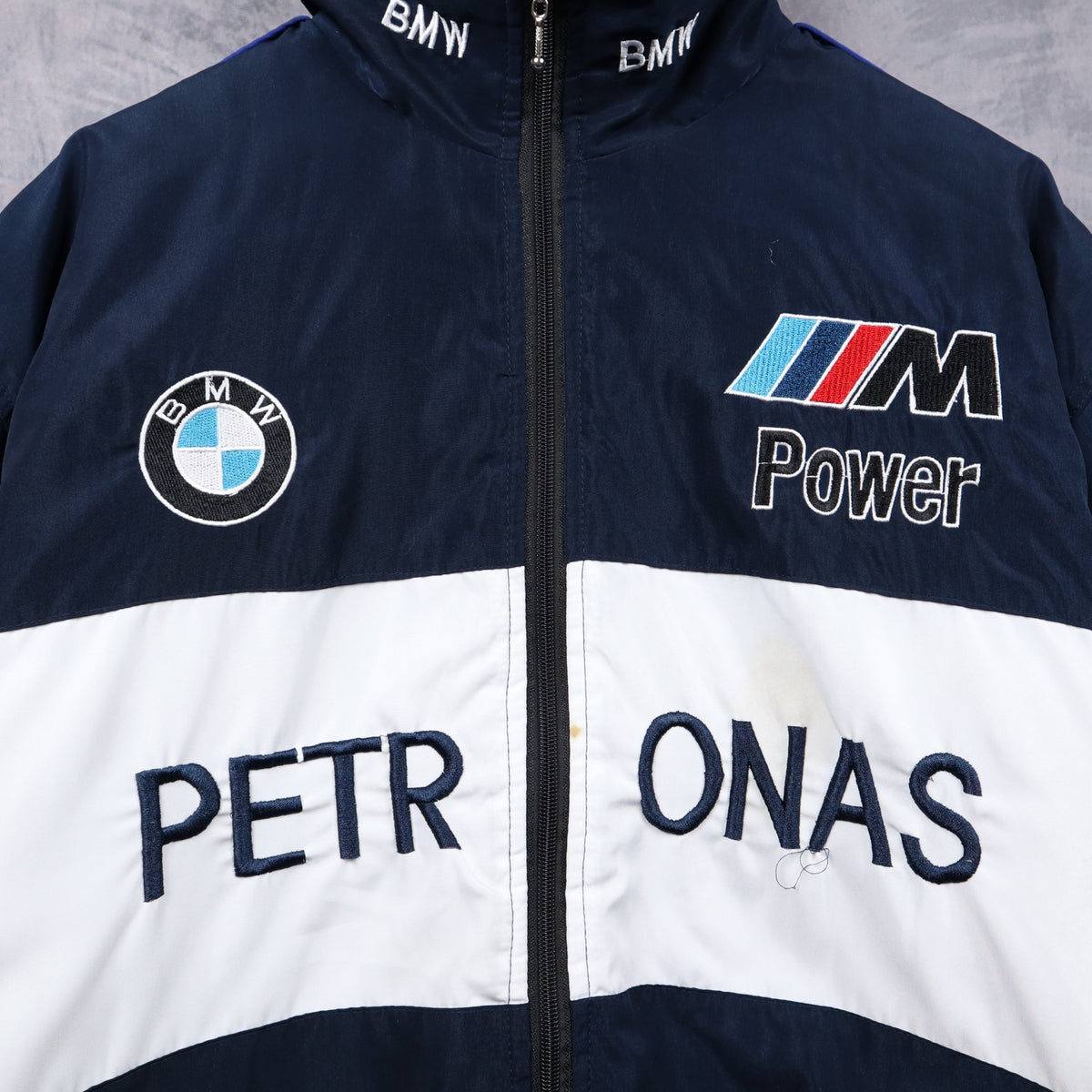 00s Navy Blue BMW Sauber F1 Team Petronas Racing Jacket 7350