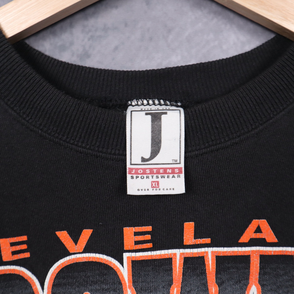 1993 Black Cleveland Browns Crewneck Sweatshirt 6784