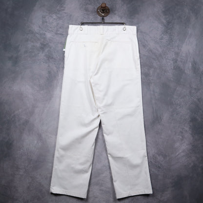 90s White Pleated Trousers 5221