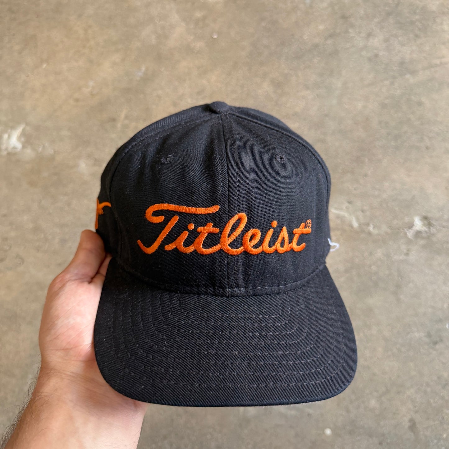 90s Black Titleist Texas Longhorns Hat 5802
